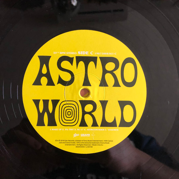 Travis Scott – Astroworld - DOUBLE LP - PLAK - CAN PLAK